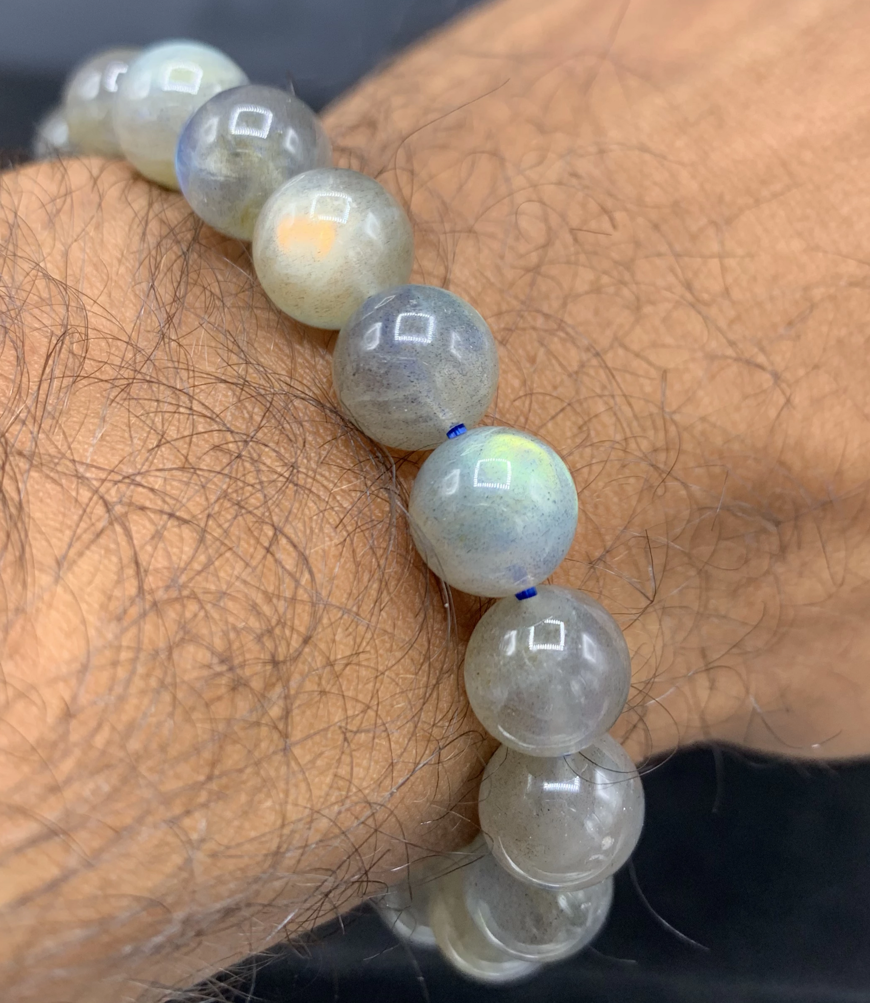 Awakening - Green Labradorite Stone Bracelet – Good Karma Products  Incorporated