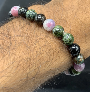 Watermelon Tourmaline Bracelet